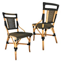 Single Palecek Woven Patio Chair