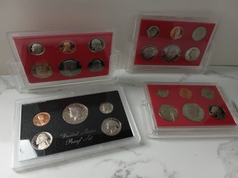 Lot Of 4 - U.S. Mint Proof Sets 1980-1983  #65