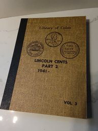 Library Of Coins Lincoln Cents Part 2 - VOL 3 / 1941- Set #140