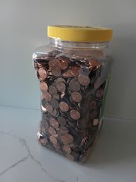 25lb Lot Of Pennies #204