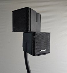 BOSE Jewel Cube II Speaker Lifestyle With Floor Stand