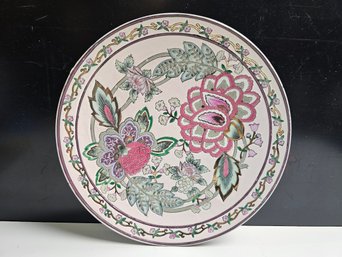 Vintage Classic Traditions Chinoiserie Floral Plate