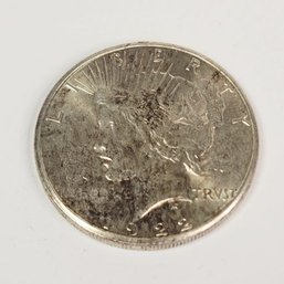 UNC 1922 Silver Peace Dollar  (104 Years Old) ANTiQUE