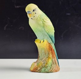 Vintage Crown Staffs No.83 Budgerigar Parakeet Bird Figurine