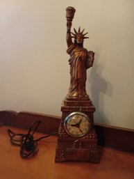 Vintage United Corporation Statue Of Liberty Clock