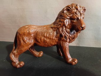 Vintage Resin Lion - Red Mill Manufacturing Lion Figurine