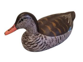 Vintage Wooden Hard Carved & Painted Flambeau Classic Mallard Decoy