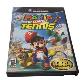 2004 Nintendo GameCube Mario Power Tennis Video Game W/ Case & Manual