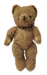 Cute Vintage Plush Mohair Jointed Teddy Bear