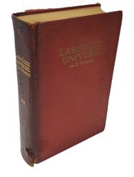 Antique Collectible 1922 Larousse Universel Encyclopedic Dictionary Volume 1 - A-K In French