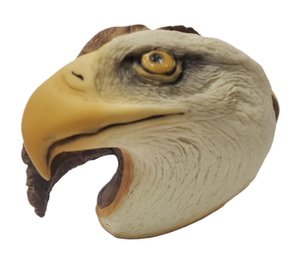 2003 Mill Creek Studios MCSI American Bald Eagle Two Sided Sculpture Artist Signed