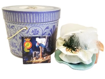 Unique Vintage 1998 Pipkin & Bonnet 'Duchess Of Leinster 1780' Decorative Mini Hat - Original Box/packaging