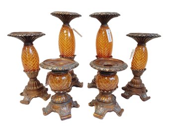 Six New Pillar Candle Holders By Master Designs