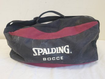 Spalding Bocce Set In Canvas Storage Bag