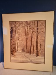 Wolfgang 'something' Signed Snow Park Picture.