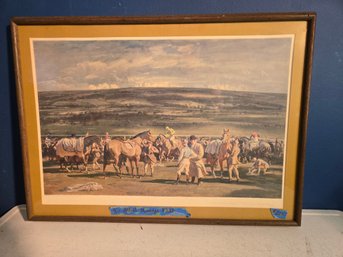 Sir Alfred Munnings Print From England, 1950's