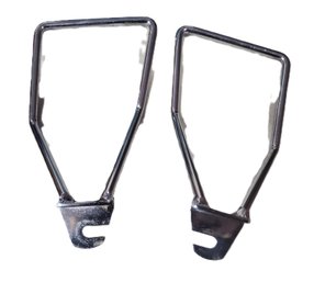 Pair Of Harley Davidson Softail Genuine Chrome Soft Saddle Bag Supports
