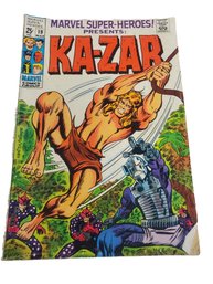 Vintage Marvel Comics Marvel Super-Heroes Presents: Ka-Zar Issue #19 March 1969 Comic Book (Lot DD)