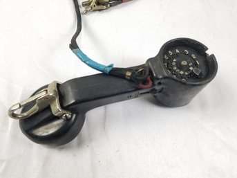Vintage Western Electric Lineman's Rotary Handset 'butt Set' Field Test Phone