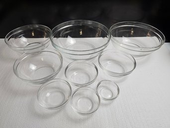 Duralex France Glass Bowl Nesting Set (retail $80)