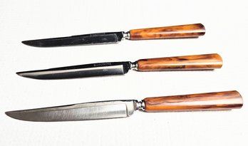 Vintage Solingen Baldon Steak Knife Set Of 3