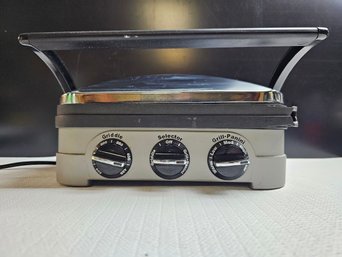 Cuisinart Griddler Gourmet Grill Panini Press Cooker