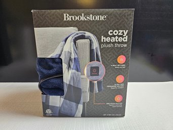 Brookstone Cozy Heated Plush Throw Blanket ($45)