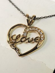 Love Pendant With Necklace And Box