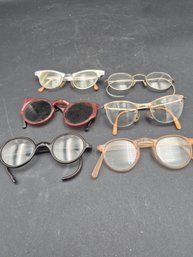 6 Pairs Of Vintage Eye Glasses