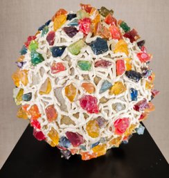 Fun And Funky Light Globe Made From Fiberglass And Acrylic