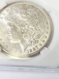 1887 Morgan SILVER Dollar SUPER UNCIRCULATED