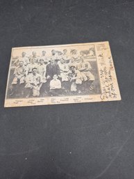 1905 Springfield Ponies Post Card- 5 Players Went On To Play In The Major Leagues