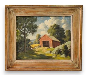 Bertram George Bruestle 'Afternoon Light' Original Oil Painting