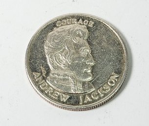 1985 Liberty Lobby 1/2 Oz  .999 Silver Medallion Andrew Jackson Courage Silver Round