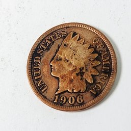 1906 Indian Head Penny  U.S. Cent ANTiQUE