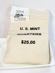 2008-P U.S. Mint Sealed Bag Of 100 UNC Quarters $25 Dollars Face HAWAII - Philadelphia