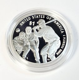 2022-P Negro Leagues Baseball Proof Silver Dollar US Mint $1 In Box And COA