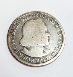 1893 Columbian Expo Silver Commemorative Half Dollar  (133 Years Old)