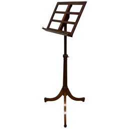 19th-Century Professional Oak Music Stand  Conservatory / Studio Form With Tripod Base (Bronx Pickup)