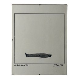 Signed Michael Musto Conceptual Photo Print (1996)  Village Voice Icon