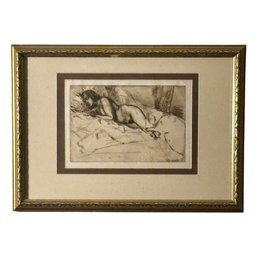 Venus (1859)  Attributed To James McNeill Whistler, An Etching And Dry Point On Paper