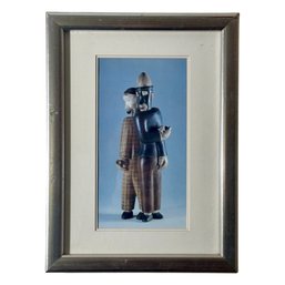 Modernist Tribal Sculpture Photograph  Framed Ethnographic Art Print
