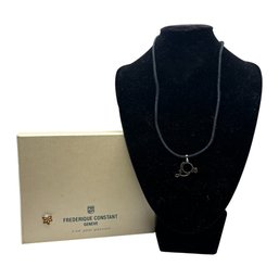 Frederique Constant Geneve Script Love Pendant Necklace With Box
