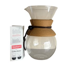 New Bodum Pour Over Coffee Maker With Cork Collar