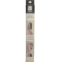 Umbra Dublet Hanging Closet Rod Organizer