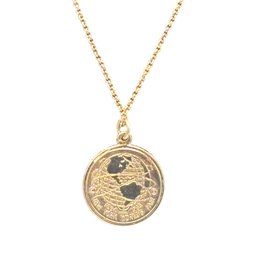 1964 New York Worlds Fair Sterling Silver Pendant Necklace