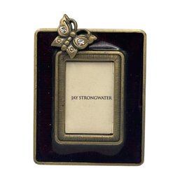 Jay Strongwater Mini Butterfly Jeweled Picture Frame