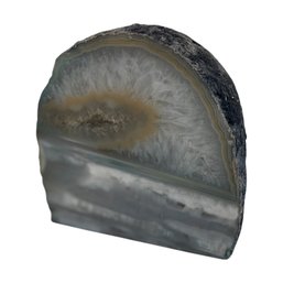 Polished Agate Geode Bookend / Slice  4'