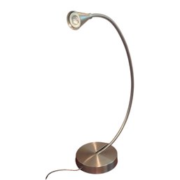 IKEA TIVED Adjustable Chrome Gooseneck Desk Lamp