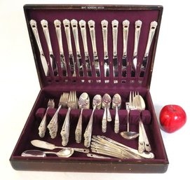 12 Place Setting W.M. Rogers Silverplate - Eternally Yours Pattern